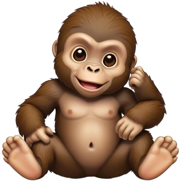 Gorilla infant  emoji