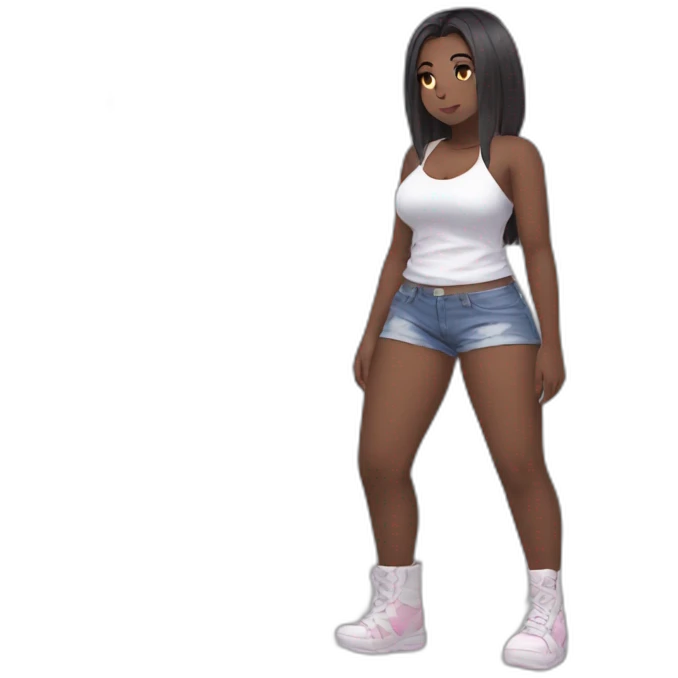anime girl thick thighs emoji