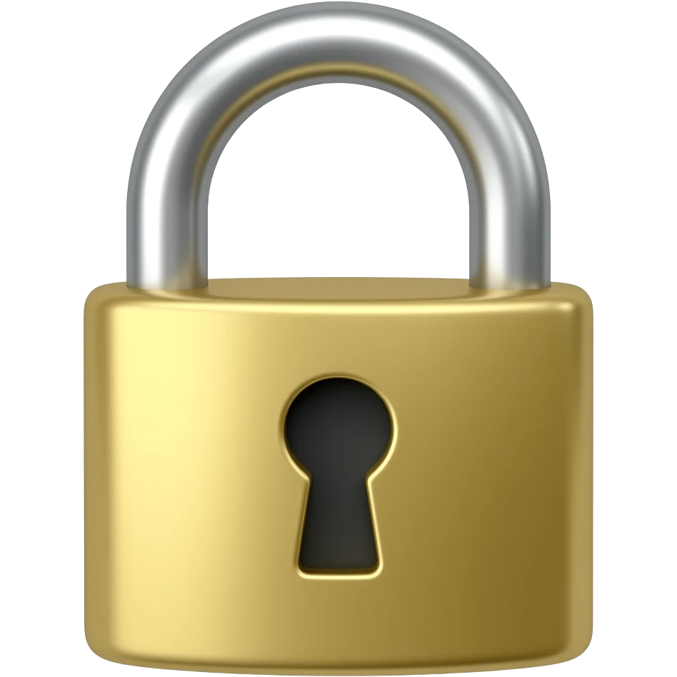 замок для ворот png emoji