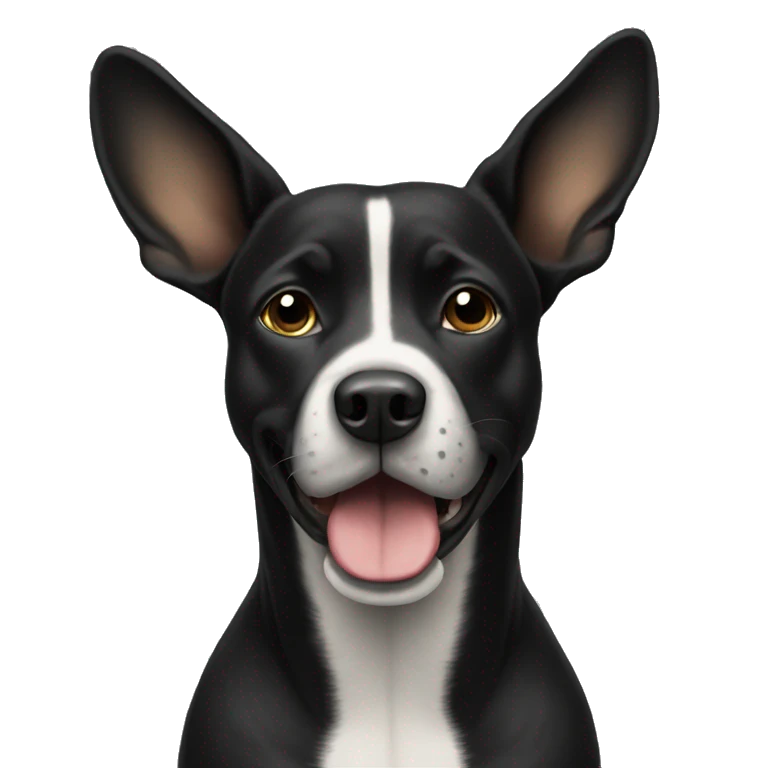 Perro negro  emoji