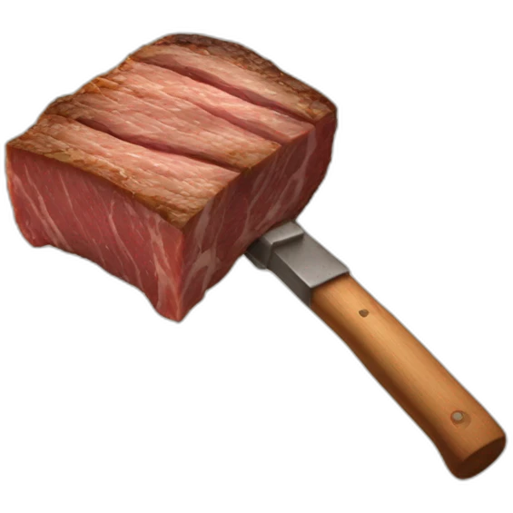 Brisket hammer emoji