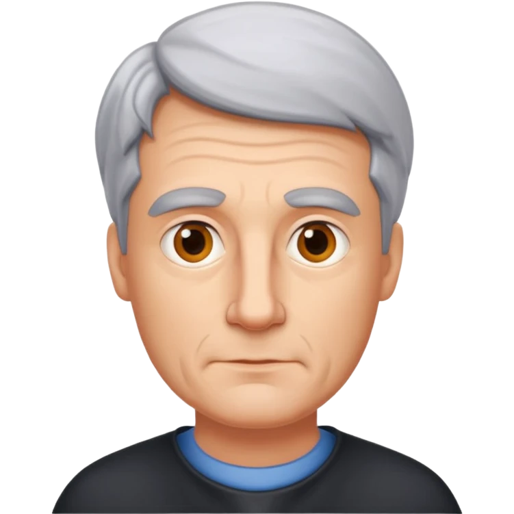 Draw me german guy at the middle age looking intelligent  emoji