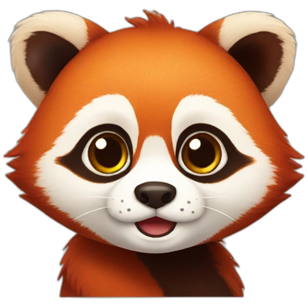 cute red panda emoji