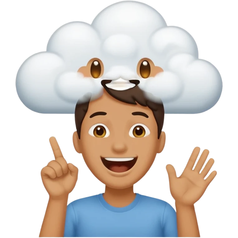 خر داره می‌خنده میگه عررر خفه شو  توی یه ابر جلوی دهنش emoji