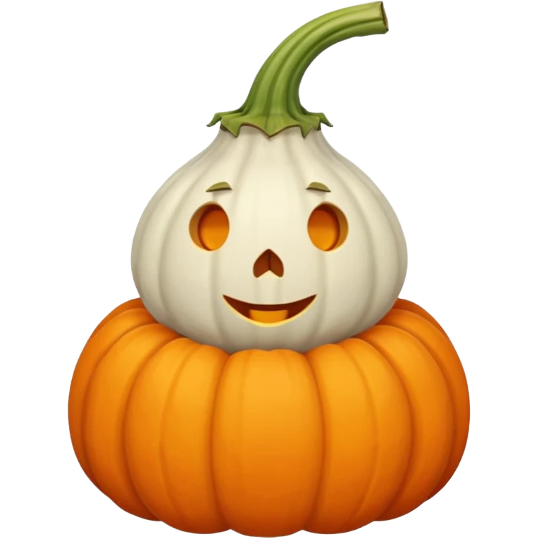 Dwarf White Pumpkin emoji