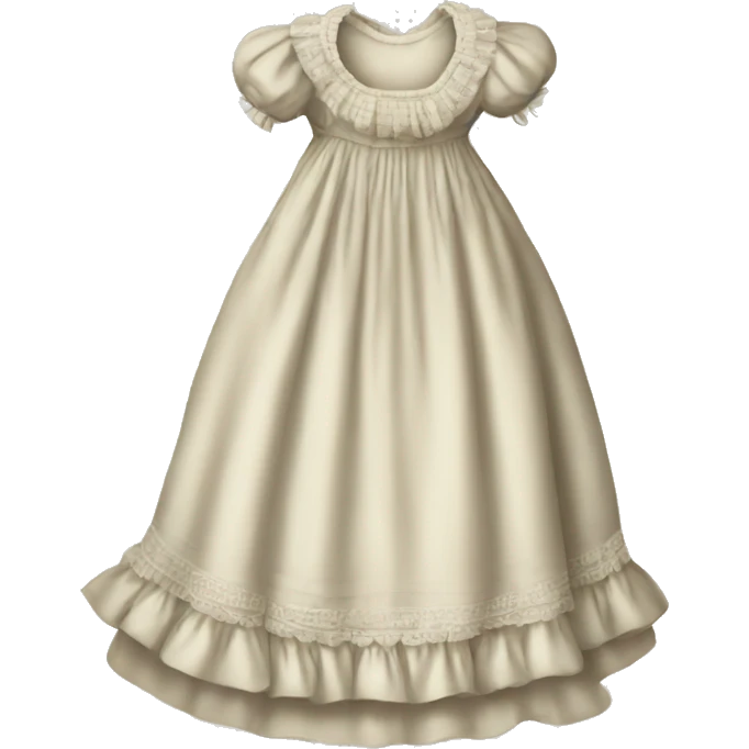 Victorian nightgown emoji