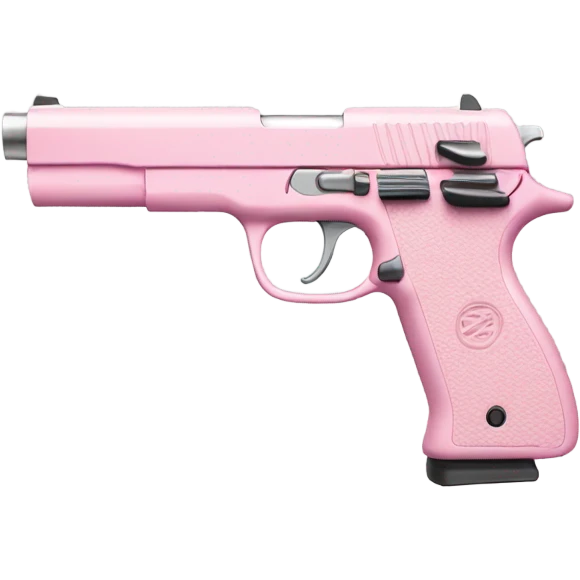 Light pink gun emoji