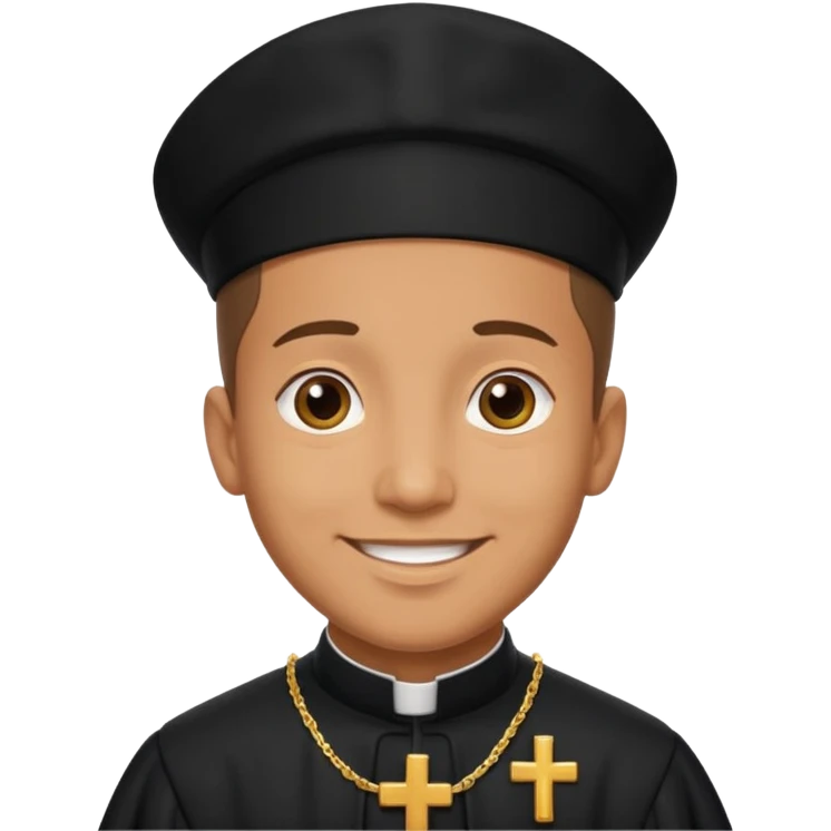 Создай эмодзи священника в рясе emoji