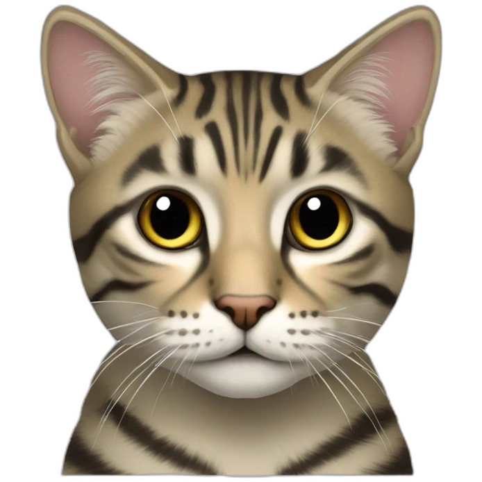Уставший котик emoji