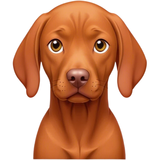 A Hungarian vizsla dog emoji