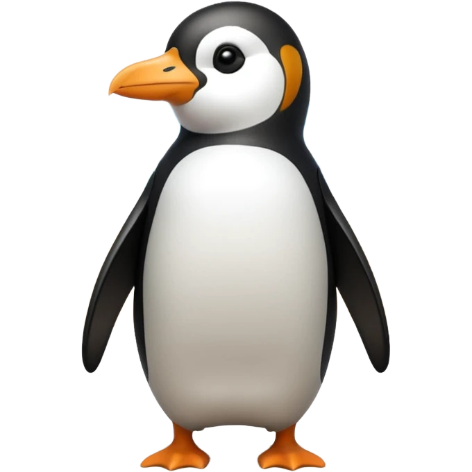 Penguin on the beach in Florida  emoji