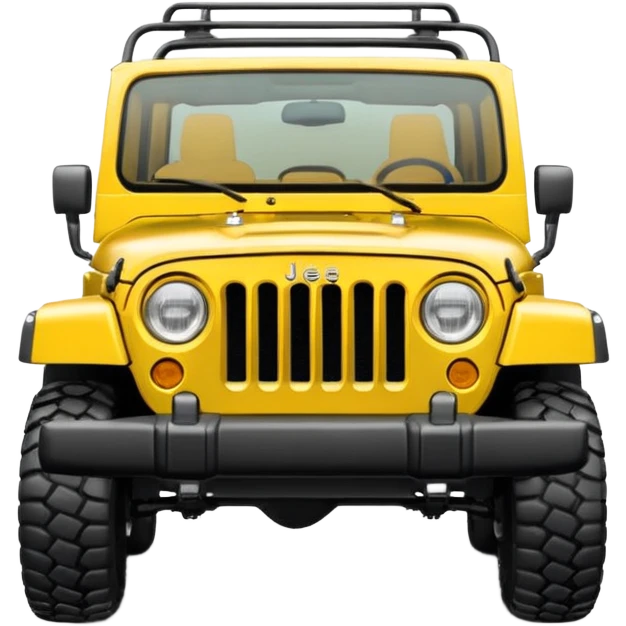 yellow jeep emoji