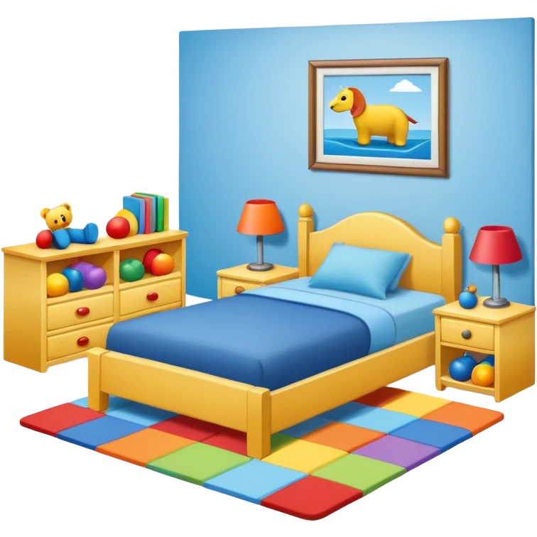 Clean kid room emoji