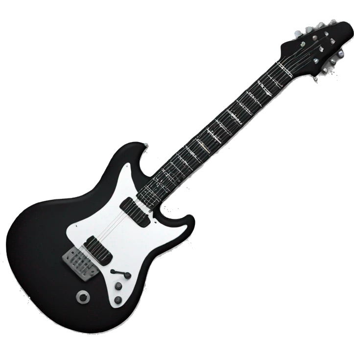 black metal guitar emoji