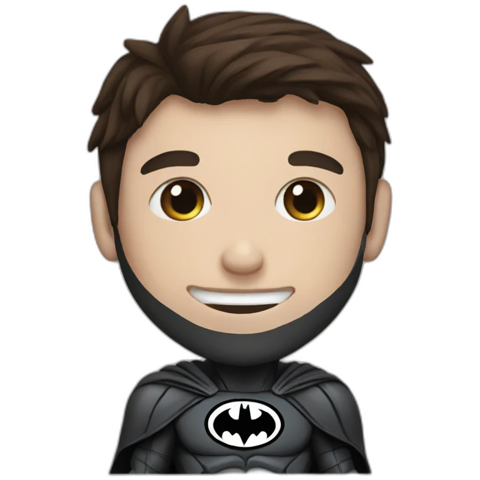 batman with messi emoji