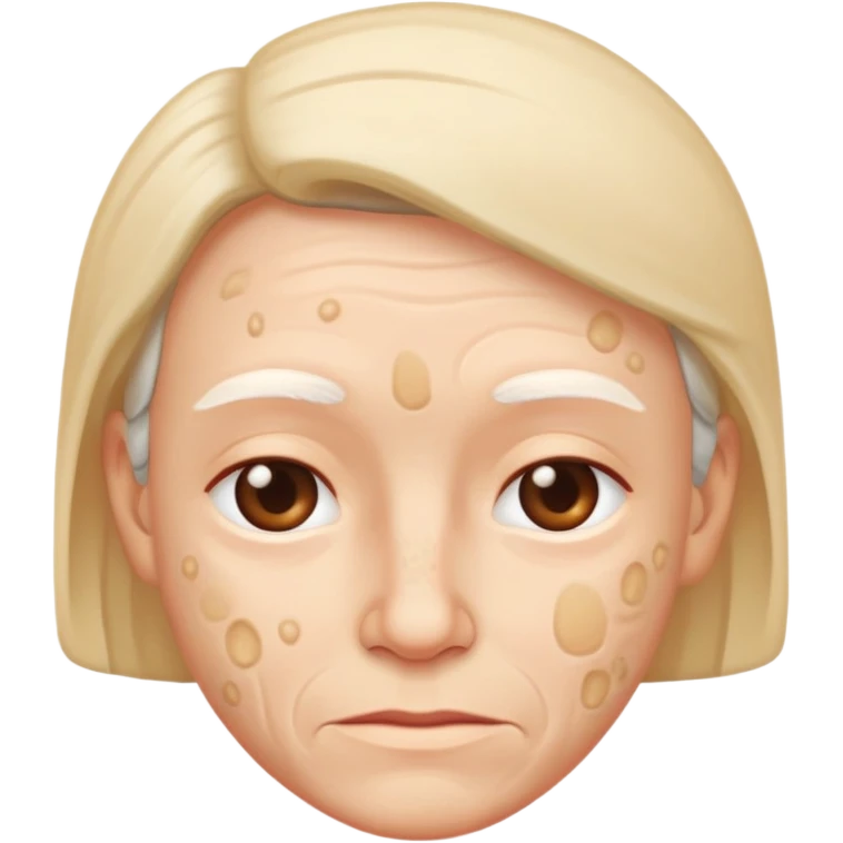 Skin issues acne, pimples, wrinkles emoji