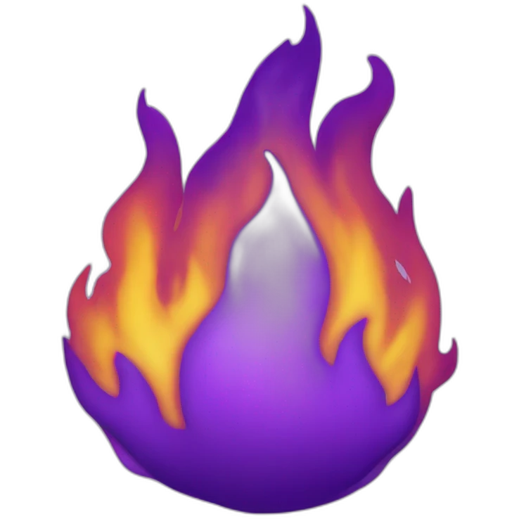purple fire emoji