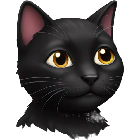 Black cat emoji