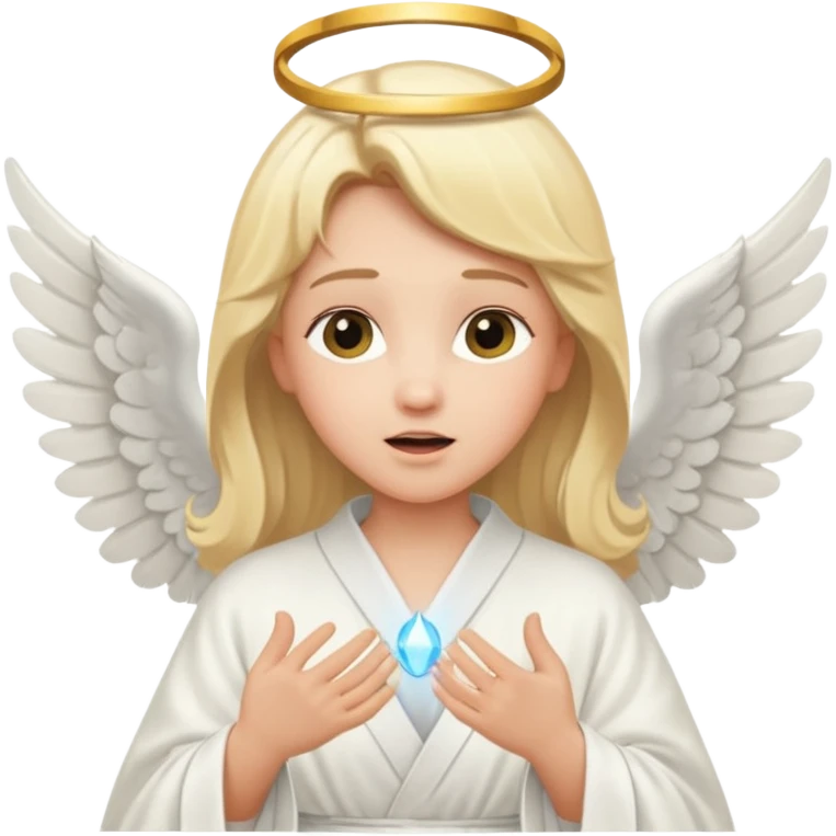 singing angel emoji