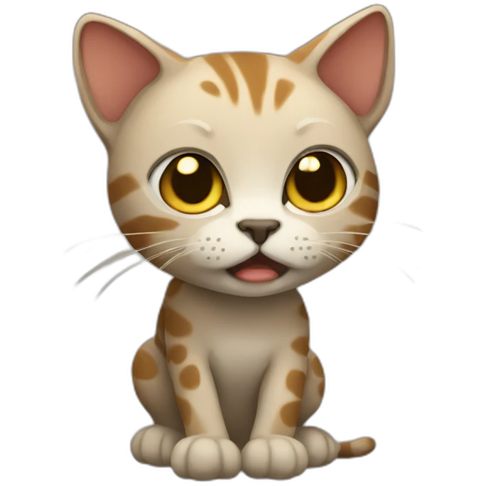 cave dweller cat emoji