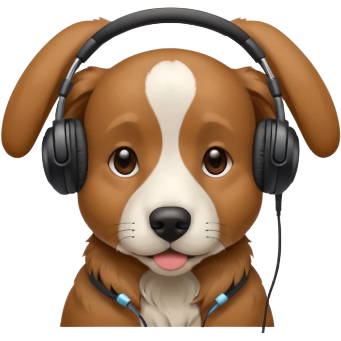 Dog dj emoji