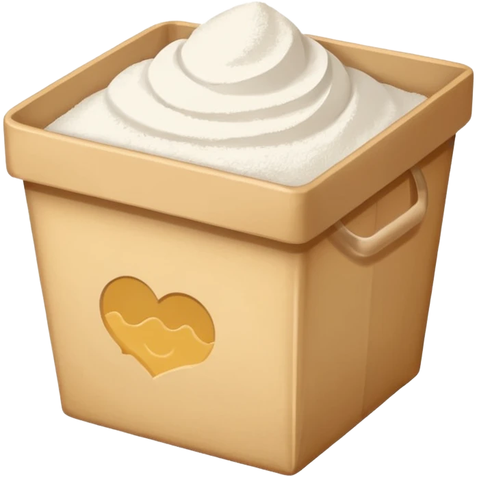 a paquet of flour emoji