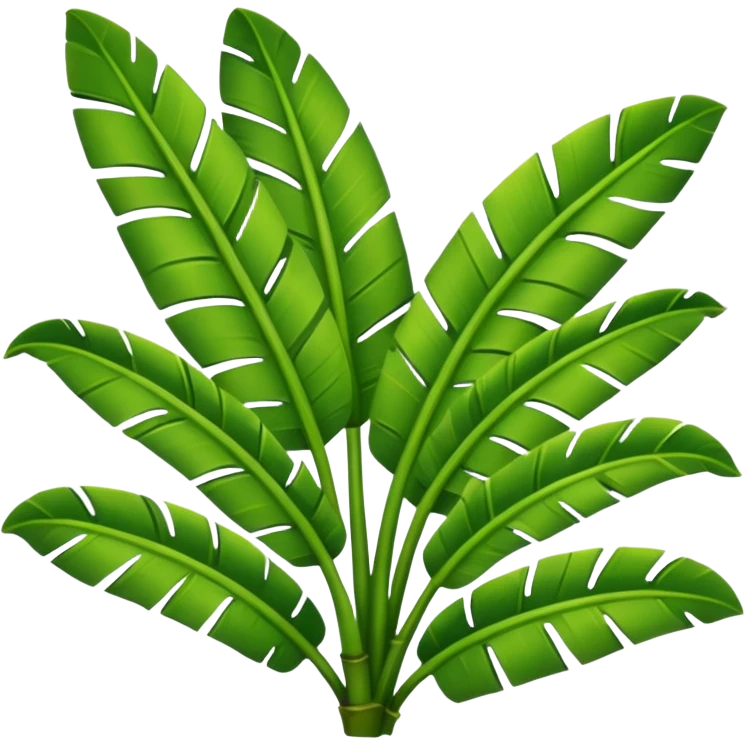 banana leaves emoji