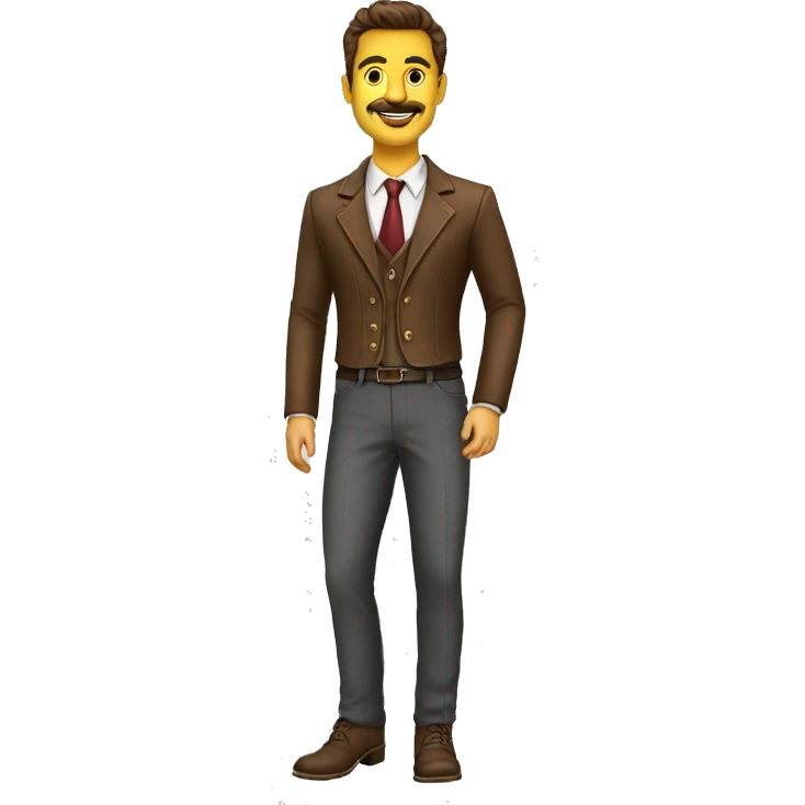 Hombre vestido tacones emoji