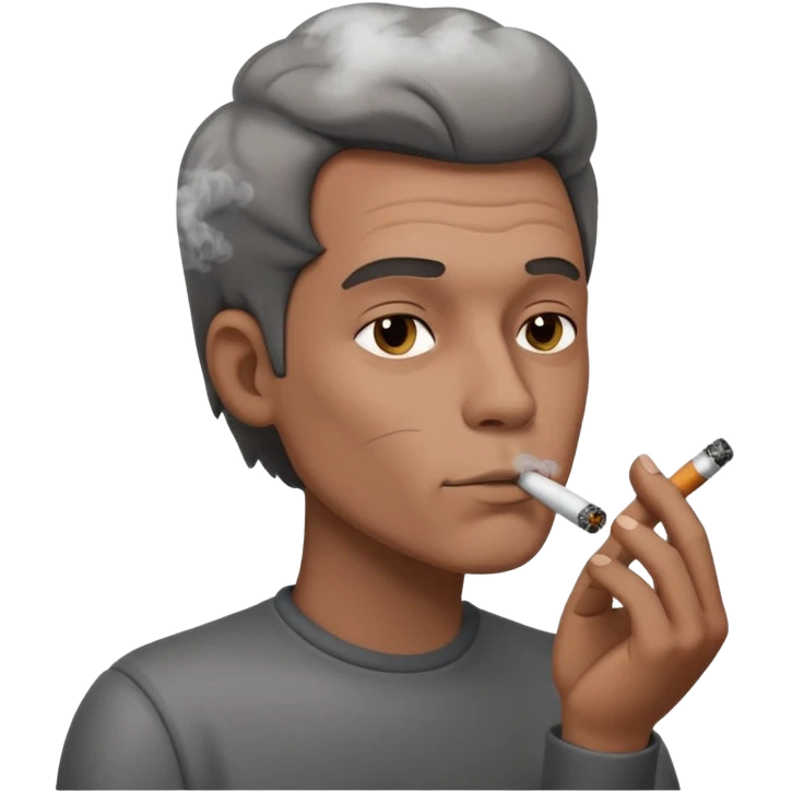 Smoking man emoji