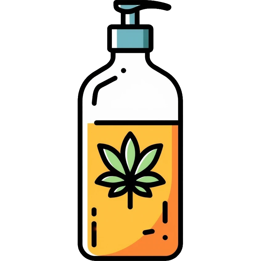 crossed out toxic chemical bottle with leaf alternative emoji