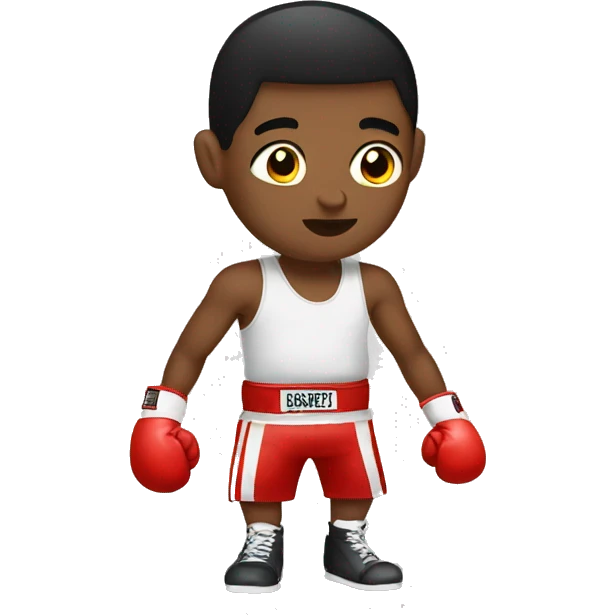 Boxing boy emoji