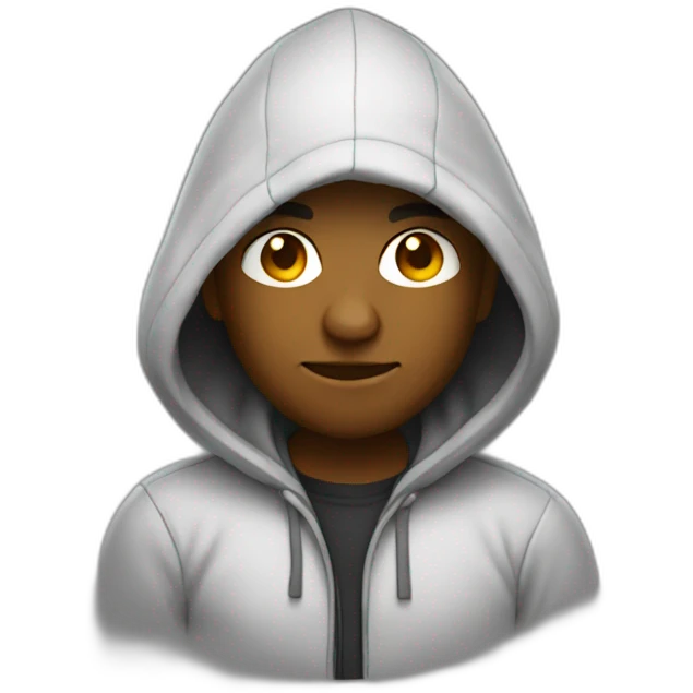 Developer with hoodie emoji