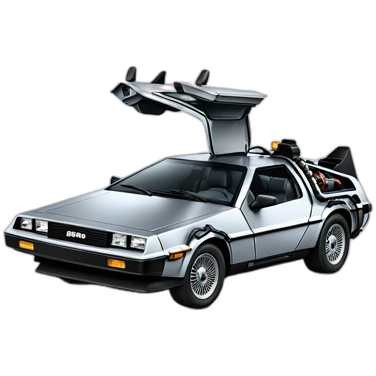 car back to the future emoji