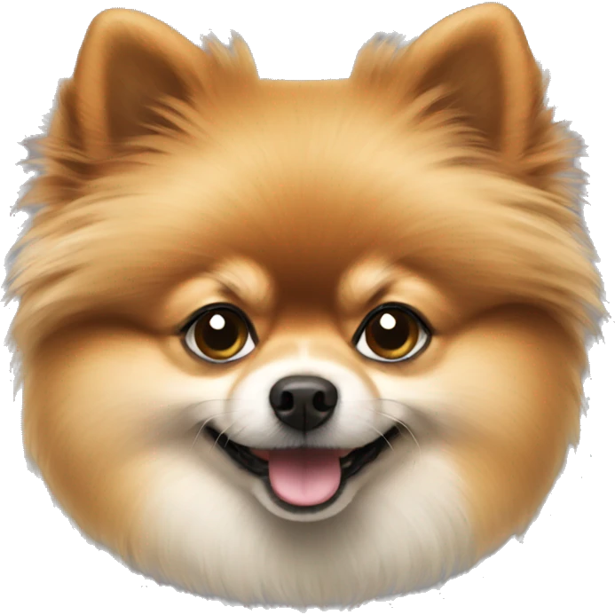 Pomeranian dog emoji