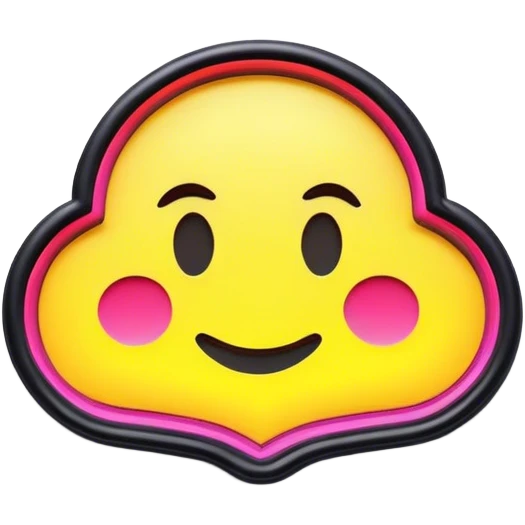 neon signboard emoji
