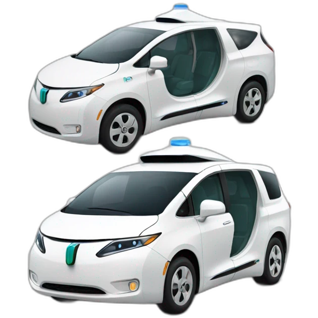 Waymo self driving car emoji