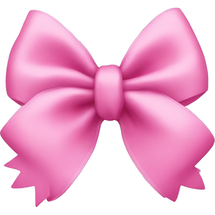 Pink bow emoji