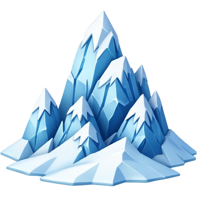 ice mountains emoji