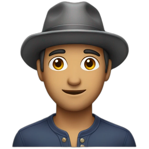 Handsome guy in Bonet  emoji
