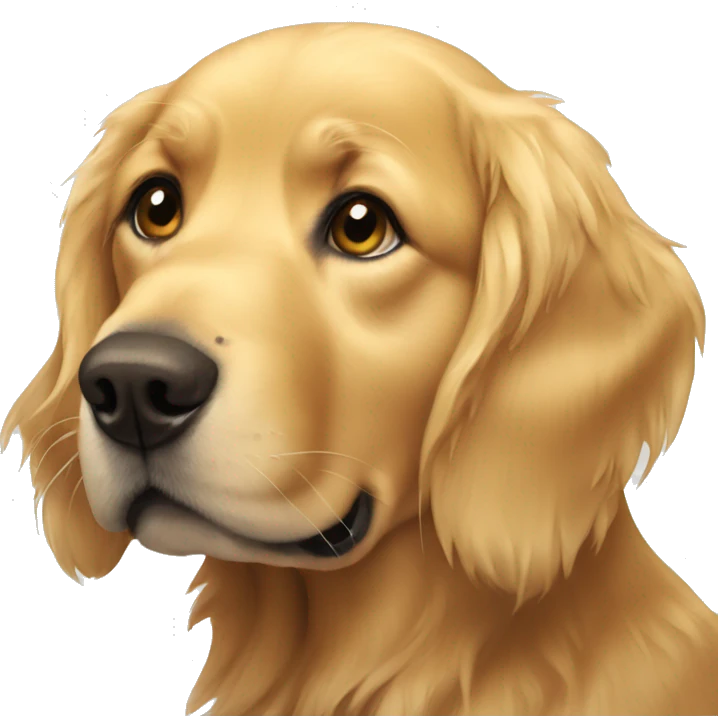 Golden retriever emoji