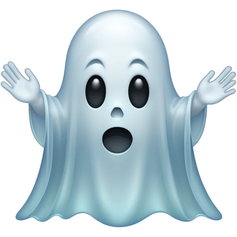 spooky ghost emoji