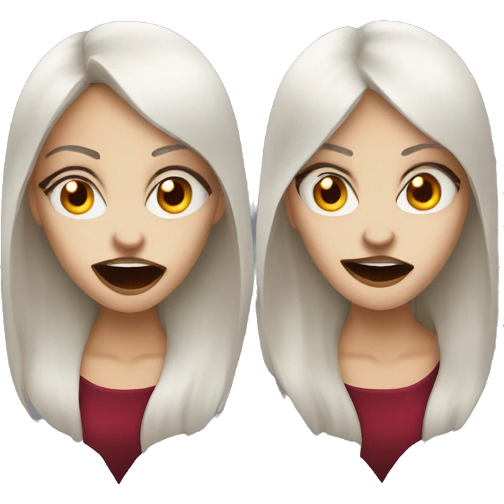 Vampire Woman Rolling eyes emoji