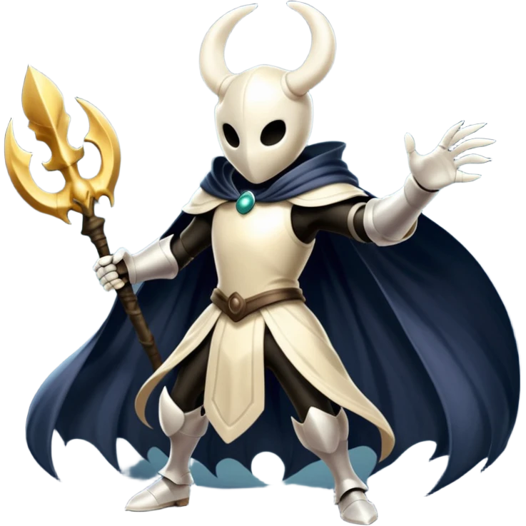Hollow knight attacking hornet emoji