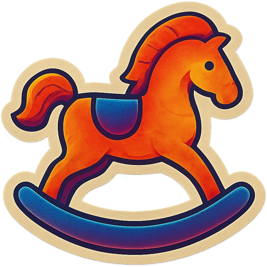 rocking horse emoji