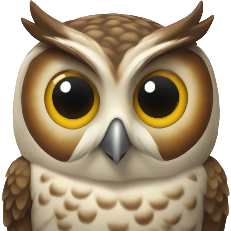 owl smiling emoji