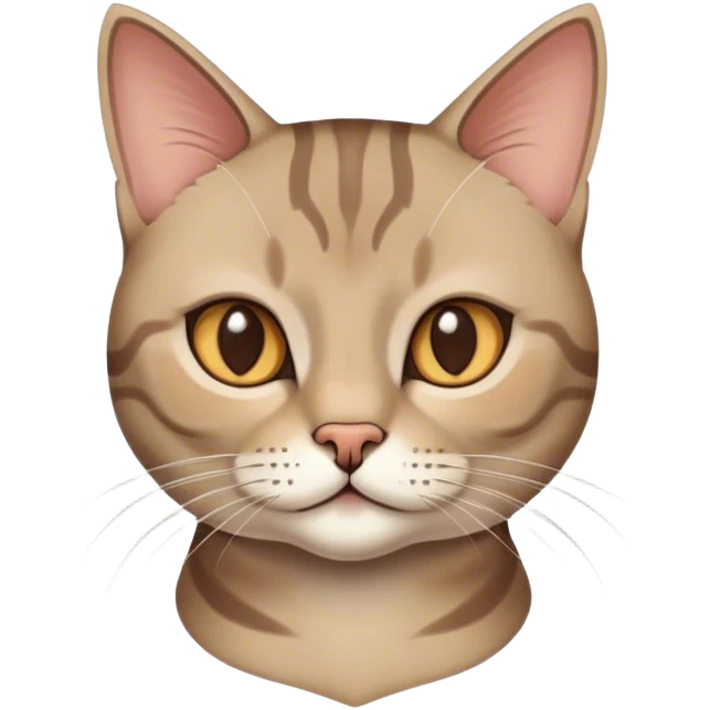 European Shorthair cat, classic and sleek emoji
