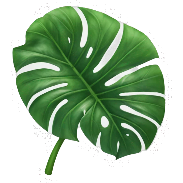monstera leaf emoji