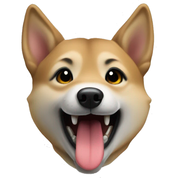 A Swedish Vallhund bites an ankle emoji