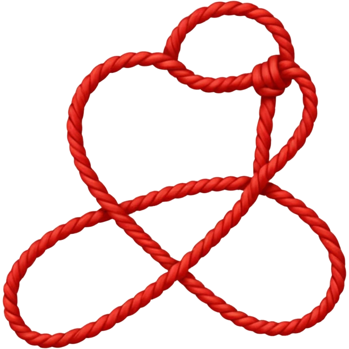 Red string of fate emoji