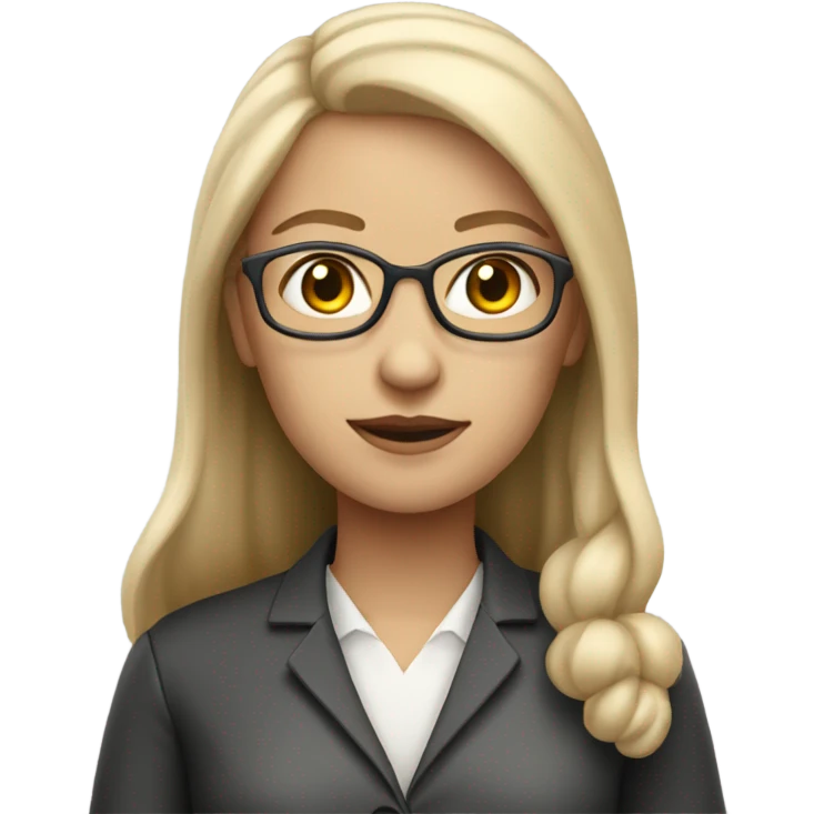 woman theoretical physicist with white skin and dark blonde  emoji